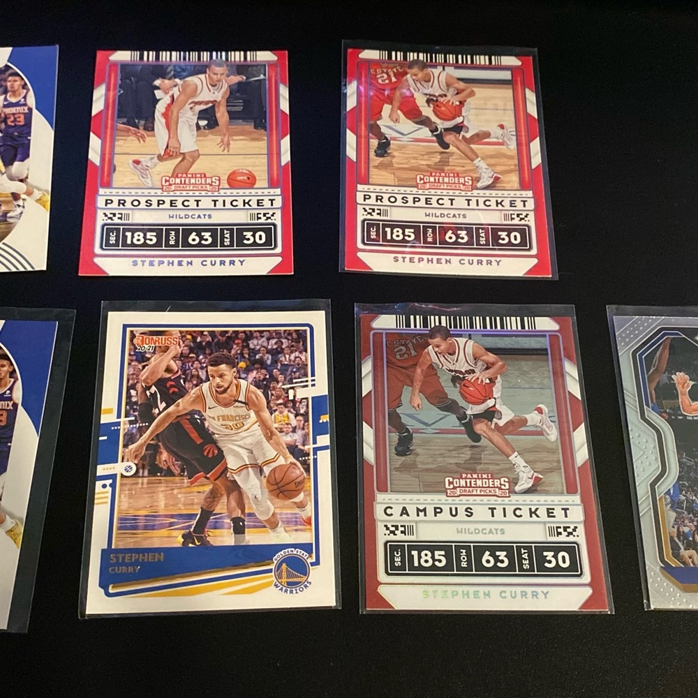7 Stephen Curry Cards